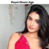 Payal Dhare Age