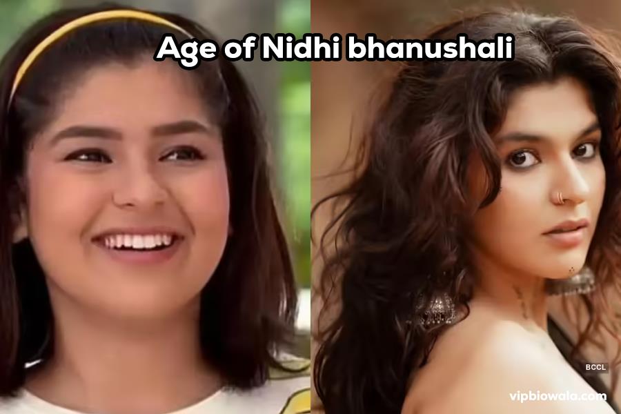 age of Nidhi bhanushali